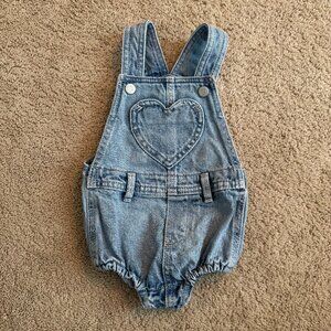 Old Navy Denim Heart Overalls